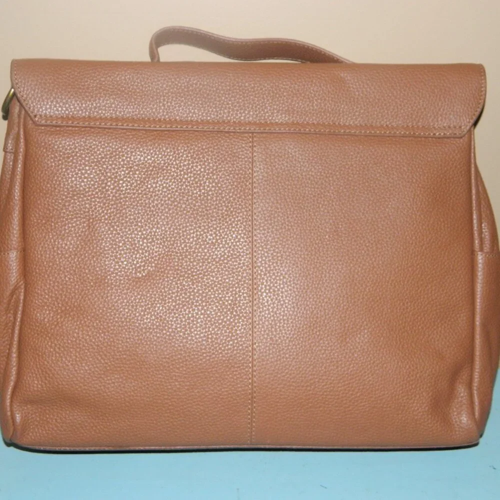 Mark & Graham Harvey Leather Messenger Bag